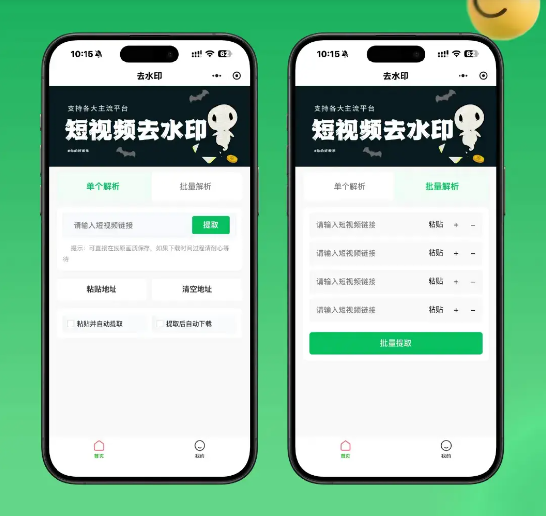 2026最新去水印小程序源码 v1.6.5 带流量主